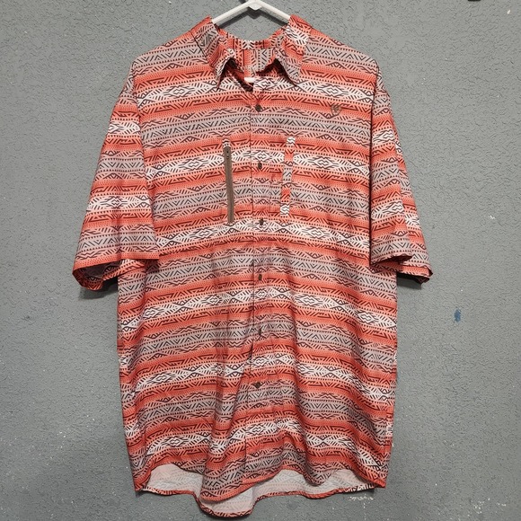 Ariat Other - Ariat Tek Men's Button Up Shirt Size Large Aztec Western Cowboy